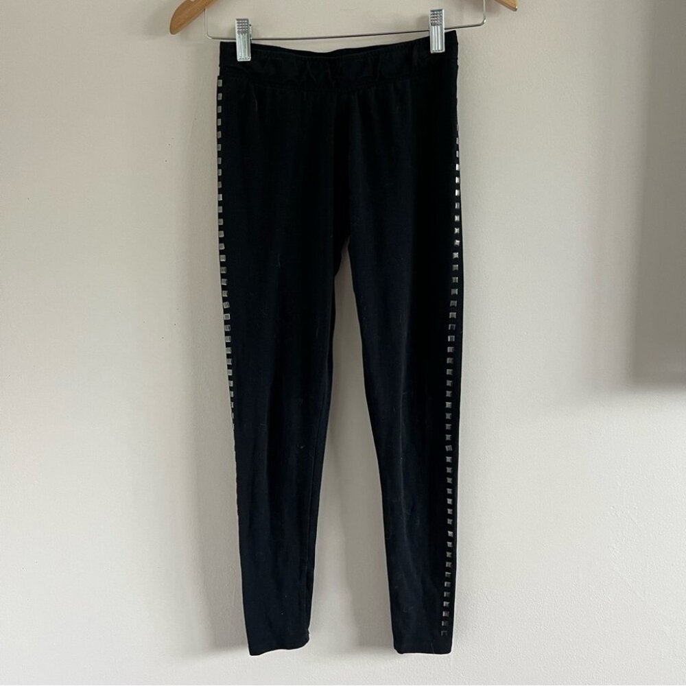 Garage Black Studded Side Leggings – Size Small